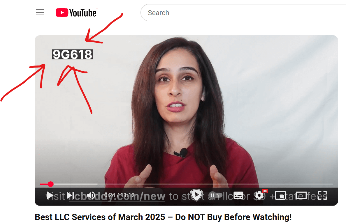 Verification Code Example